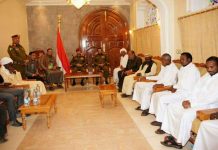 Brigadier General Yahya Sare’e meets with Sudanese community and prisoners