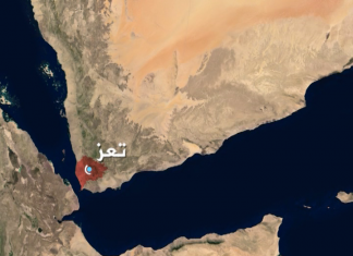 Saudi enemy aircraft targets school in Haifan District, Taiz