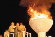 Sana’a witnesses ceremony of lightening torch of 59th anniversary of September 26 revolution