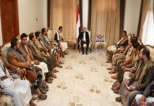 President Al-Mashat praises Monabbih district sons’ role in confronting aggression