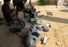 Army and Popular Committees Shot Down Combat Droen Over Marib