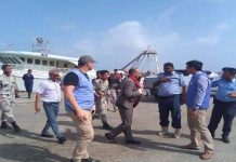 UN Mission in Hodeidah Visits Salif and Ras Issa Ports
