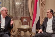 Yemeni ambassador to Syria discusses situation in Yemen and Palestine during top meeting