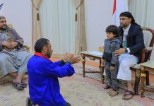 President meets child’s father who was assaulted by soldier in municipality