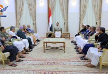 President Al-Mashat meets sheikhs & notables of Taiz province