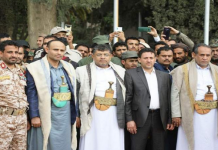 President Al-Mashat receives liberated war prisoners at Sana’a Airport