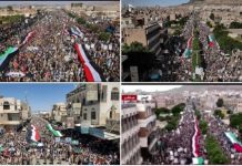 Millions of Yemenis rally in solidarity with Palestine