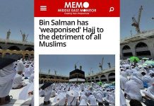The Middle East Monitor: Bin Salman Uses Hajj As Weapon To Punish Dissidents, Journalists Critical of Regime