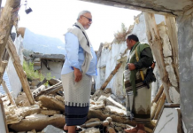 PM visits Saada, briefed on aggression-caused devastation