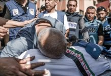 115 Journalists were killed in an Israeli bombing of Gaza
