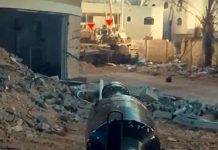 Watch: Al-Qassam fighters targets Zionist soldiers and vehicles in Gaza