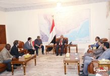 Caretaker PM recives UN Under-Secretary-General for Safety and Security Gilles Michaud