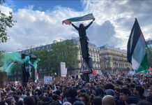 10,000 demonstrate in Paris near Israeli embassy to condemn Rafah massacre