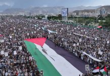 Massive Yemen’s rallies support armed forces in targeting Israeli-bounded ships