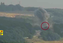 Video footage shows Hezbollah targeting Merkava tank in “Shtula” forest