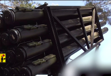 Video footage shows Hezbollah targeting “Kiryat Shmona” settlement with Katyusha rockets