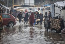 UNRWA: Heavy rains in Gaza caused flooding at displacement sites