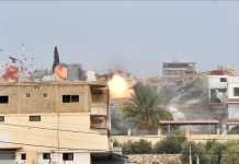 Israeli Enemy Bombs Residential Buildings In Southern Lebanon