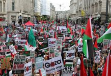 Protest Held Near UK Consulate In New York In Solidarity With Hunger Strikes In British Prisons