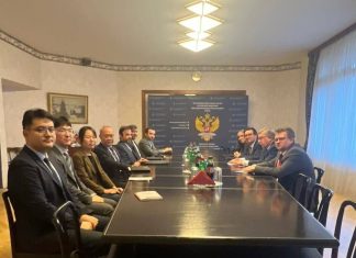 Iranian, Russian, and Chinese Ambassadors to International Organizations Discuss Iranian Nuclear Program with Grossi