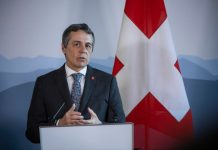 Swiss FM: Russia already seeking peace in Ukraine