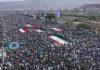 Mass rallies in Capital Sana’a affirm unity of resistance axis in face of American-Israeli tyranny