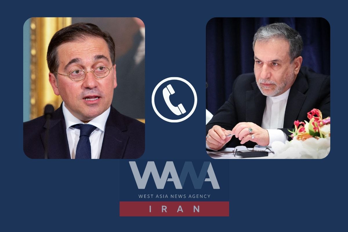Iran FM briefs Spanish counterpart on efforts to end war