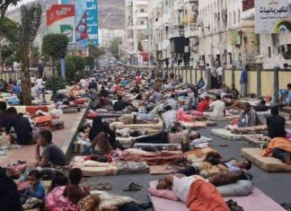 Occupied Aden residents sleep on streets as blackouts, summer heat spark widespread protests