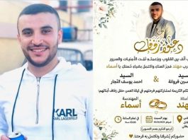 Hours before his wedding, Israeli strike kills young man in Gaza