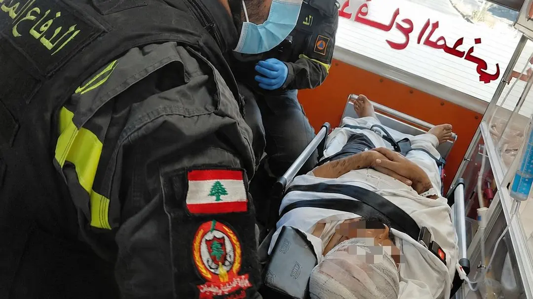 Lebanese Civil Defense evacuates 47 residents, transfers 16 martyrs and 12 injured in Israeli airstrikes on Nabatieh