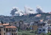 Heavy Israeli bombardment hits southern Lebanon