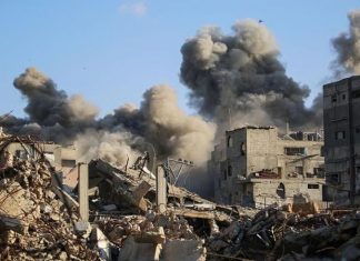 Israeli enemy forces continue their aggression on Gaza amid shelling, large-scale destruction