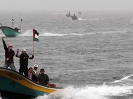 Israeli occupation navy detains nine fishermen in Gaza