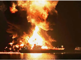 IRGC : Two Explosions on Oil Tankers Attempting to Cross South of Strait of Hormuz